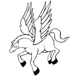 Pegasus (Characters) coloring page #209054 to print and color