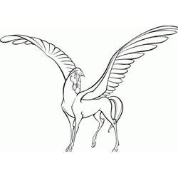 Pegasus (Characters) coloring page #209064 to print and color