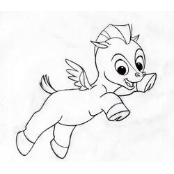 Pegasus (Characters) coloring page #209066 to print and color