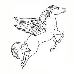 Pegasus (Characters) coloring page #209069 to print and color