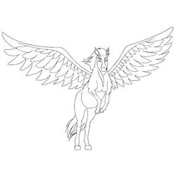 Pegasus (Characters) coloring page #209070 to print and color