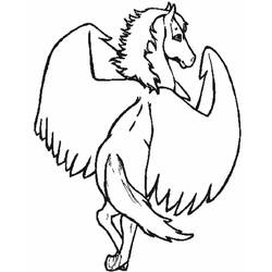 Pegasus (Characters) coloring page #209073 to print and color
