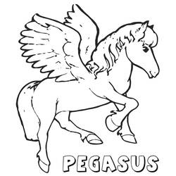 Pegasus (Characters) coloring page #209074 to print and color