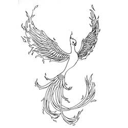 Coloring page: Phoenix (Characters) #192251 - Free Printable Coloring Pages