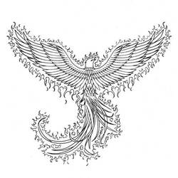 Coloring page: Phoenix (Characters) #192267 - Free Printable Coloring Pages