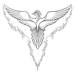 Coloring page: Phoenix (Characters) #192277 - Free Printable Coloring Pages
