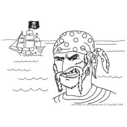 Coloring page: Pirate (Characters) #105025 - Free Printable Coloring Pages