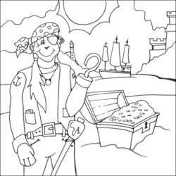 Coloring page: Pirate (Characters) #105082 - Free Printable Coloring Pages
