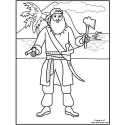 Coloring page: Pirate (Characters) #105097 - Free Printable Coloring Pages