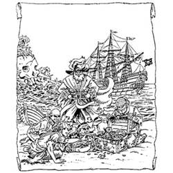 Coloring page: Pirate (Characters) #105115 - Free Printable Coloring Pages