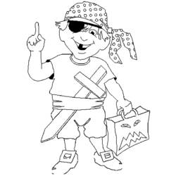 Coloring page: Pirate (Characters) #105192 - Free Printable Coloring Pages