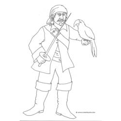 Coloring page: Pirate (Characters) #105252 - Printable coloring pages