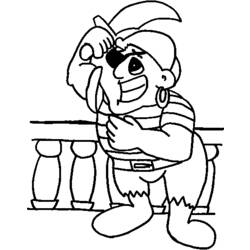 Coloring page: Pirate (Characters) #105300 - Free Printable Coloring Pages