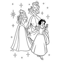 Coloring page: Princess (Characters) #85174 - Free Printable Coloring Pages