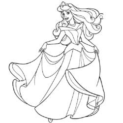 Coloring page: Princess (Characters) #85176 - Free Printable Coloring Pages