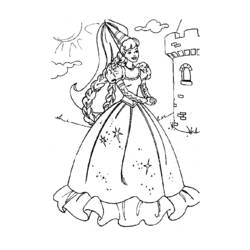 Coloring page: Princess (Characters) #85192 - Free Printable Coloring Pages