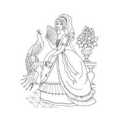 Coloring page: Princess (Characters) #85202 - Printable coloring pages