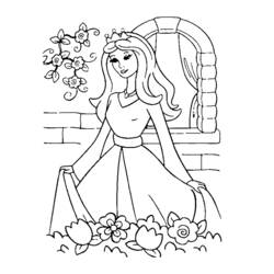 Coloring page: Princess (Characters) #85205 - Free Printable Coloring Pages