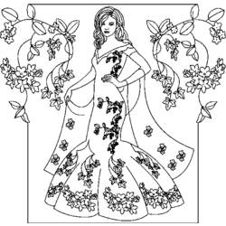 Coloring page: Princess (Characters) #85212 - Free Printable Coloring Pages