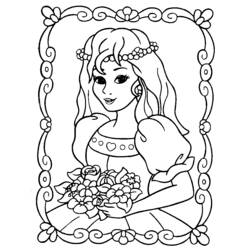 Coloring page: Princess (Characters) #85215 - Printable coloring pages