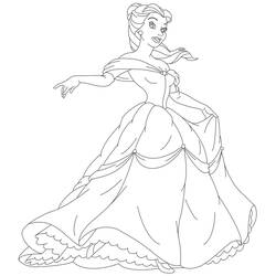 Coloring page: Princess (Characters) #85216 - Free Printable Coloring Pages