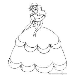 Coloring page: Princess (Characters) #85239 - Free Printable Coloring Pages