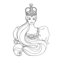 Coloring page: Princess (Characters) #85240 - Free Printable Coloring Pages