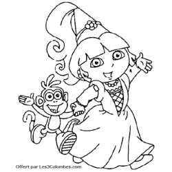 Coloring page: Princess (Characters) #85255 - Free Printable Coloring Pages