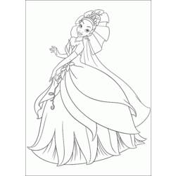 Coloring page: Princess (Characters) #85256 - Free Printable Coloring Pages