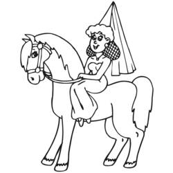 Coloring page: Princess (Characters) #85257 - Free Printable Coloring Pages