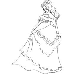 Coloring page: Princess (Characters) #85268 - Free Printable Coloring Pages