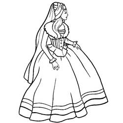 Coloring page: Princess (Characters) #85300 - Free Printable Coloring Pages