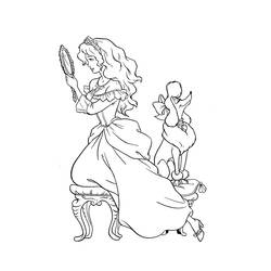 Coloring page: Princess (Characters) #85302 - Free Printable Coloring Pages