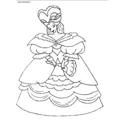 Coloring page: Princess (Characters) #85306 - Free Printable Coloring Pages