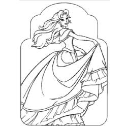 Coloring page: Princess (Characters) #85313 - Free Printable Coloring Pages