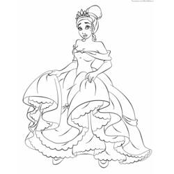 Coloring page: Princess (Characters) #85346 - Free Printable Coloring Pages