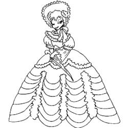 Coloring page: Princess (Characters) #85350 - Free Printable Coloring Pages