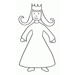 Coloring page: Princess (Characters) #85372 - Free Printable Coloring Pages