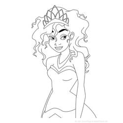 Coloring page: Princess (Characters) #85425 - Free Printable Coloring Pages