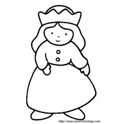 Coloring page: Princess (Characters) #85448 - Printable coloring pages