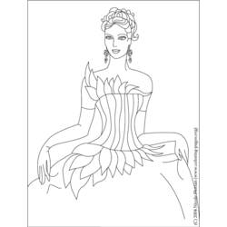 Coloring page: Princess (Characters) #85460 - Free Printable Coloring Pages