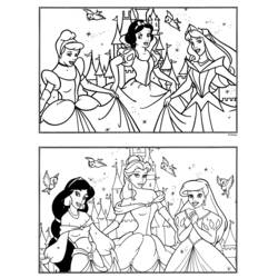 Coloring page: Princess (Characters) #85476 - Free Printable Coloring Pages