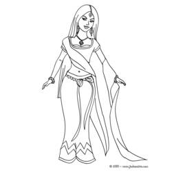 Coloring page: Princess (Characters) #85483 - Free Printable Coloring Pages