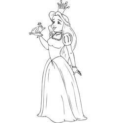 Coloring page: Princess (Characters) #85492 - Free Printable Coloring Pages
