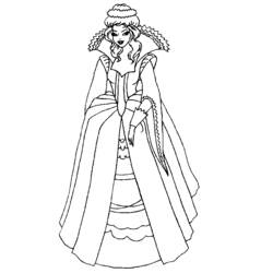 Coloring page: Princess (Characters) #85500 - Free Printable Coloring Pages