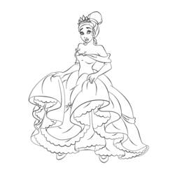 Coloring page: Princess (Characters) #85506 - Free Printable Coloring Pages