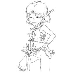 Coloring page: Princess (Characters) #85534 - Free Printable Coloring Pages