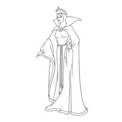 Coloring page: Queen (Characters) #106291 - Printable coloring pages