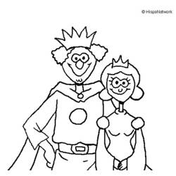 Coloring page: Queen (Characters) #106336 - Free Printable Coloring Pages