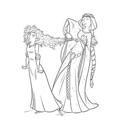 Coloring page: Queen (Characters) #106520 - Printable coloring pages